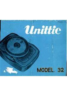 Unittic Model 32 manual. Camera Instructions.